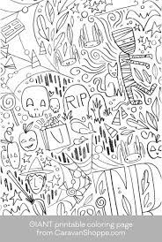A few boxes of crayons and a variety of coloring and activity pages can help keep kids from getting restless while thanksgiving dinner is cooking. Giant Halloween Coloring Poster Caravan Shoppe