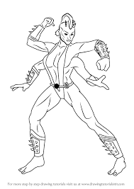 25 free printable mortal kombat coloring pages. Step By Step How To Draw Sheeva From Mortal Kombat Drawingtutorials101 Com