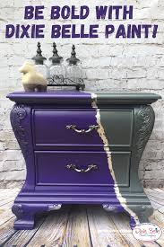 Learn How To Use Dixie Belle Paint Today Paint Bold With Purple Dixie Belle Paint Painting Furniture Diy Diy Holiday Decor