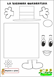 Anasinifi Kare Kavrami Kare Adam Jpg 564 806 Piksel Renkler Boyama Sayfalari Ogrenme