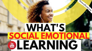 A teenager smiling and the question, What's Social Emotional Learning?