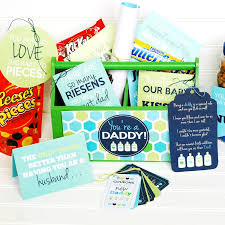 Any guy will feel the love. New Dad Gift Basket The Dating Divas
