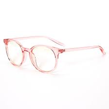 Check spelling or type a new query. Blue Light Reducing Round Clear Lens Frames Pink Icing Us