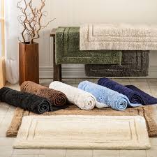 Shop Miranda Haus Luxurious Combed Cotton Non Skid Bath Rug Set Set Of 2 On Sale Overstock 8312960