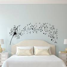 Dandelion Wall Decal Bedroom Music Note Wall Decal Dandelion Wall Art Flower Decals Bedroom Living Wall Decals For Bedroom Dandelion Wall Decal Music Bedroom