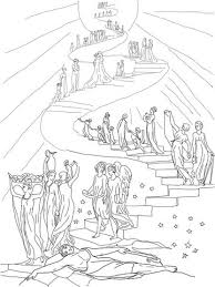 Jacob 39 S Ladder Dream Coloring Page From Misc Artists Category Select From 24848 Printable Craf Jacob S Ladder Coloring Pages Sunday School Coloring Pages