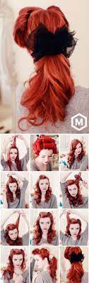 Romantic Retro Ponytail Tutorial Sea Of Shoes Hair Styles Retro Hairstyles Diy Hairstyles
