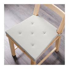Justina Chair Pad Natural 14 17x16x2 Ikea Chair Pads Chair Kitchen Chair Cushions