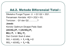 Manfaat kerjasama ekonomi internasional, diantaranya: Optimasi Dengan Kendala Kesamaan Oleh Tim Matematika Ppt Download