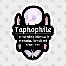 The richest and greatest place on earth is the graveyard. Taphophile Cute Skull Pastel Goth Typography Quote For Graveyard Tourism Taphophilia Sticker Teepublic