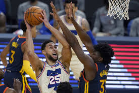 The philadelphia 76ers are on the road again saturday and play against the golden state warriors at 8:30 p.m. Ben Simmons 76ers Hold Off Stephen Curry Less Warriors In Win Bleacher Report Latest News Videos And Highlights