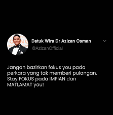 Akhh. dengan bernafsu gw genjot aja tuh ibunya agung sampe gw puas, dalem hati gw rasanya gw bahagia banget bisa ngerasain wanita. Azizan Osman Jangan Bazirkan Tenaga Dan Fokus You Pada Facebook