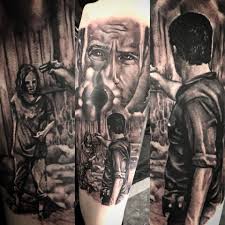 Meet the artist behind grimes's otherworldly white ink back tattoo. Today Rick Grimes Shot Sophia Tattoos By Kevin Saxler Facebook