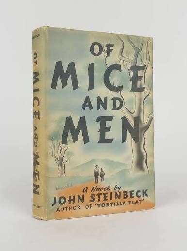 OF MICE AND MEN | John Steinbeck | First Book Club Edition