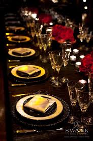 500 x 750 jpeg 138 кб. Gold And Black Table Setting Black Gold Wedding Reception Table Setting Decor Summerour Studio Black Purple And Scoobie West Co