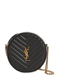 Ysl vinyle round camera bag. Saint Laurent Vinyle Round Camera Bag Leather Black Save 8 Lyst