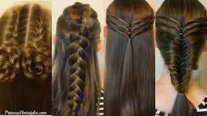 13 cute and easy hairstyles for every occasion. 4 Easy Hairstyles For School Cute And Heatless Part 3 Hairstyles For Girls Princess Hairstyles