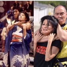 Totally Awesome 80s On Instagram Tamlyn Tomita And Yuji Okumoto Re Enacting Their Scene From Karate Kid 2 33 Years Karate Kid 2 Karate Kid Karate Kid Movie
