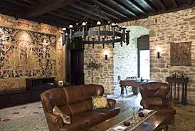 To top off the wishlist, they also needed a spot to sit and do homework. Living Room On Ground Level Medieval Castle De Montbrun Dournazac Haute Vienne France Tuscan Design Tuscan Decorating Brick Interior