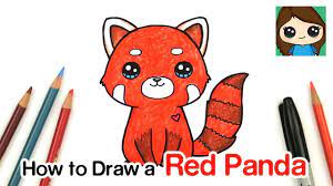 Free download and use them in in your design related work. How To Draw A Red Panda Youtube