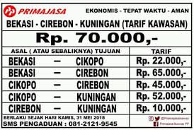 Check spelling or type a new query. Harga Tiket Bus Primajasa Bekasi Kuningan 2018 2019