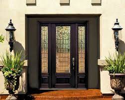 Are glass front doors safe,glass front doors modern,glass front doors privacy,glass front doors safety,glass front doors with wrought iron. 1 Panel 3 4 Lite Palacio Fiberglass Entry Door With Side Lights Tall 96 Eclectic Entry Tampa By Us Door More Inc Houzz