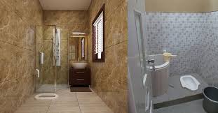 20 desain kamar mandi minimalis tren 2020 lengkap. Desain Kamar Mandi Minimalis Kloset Jongkok