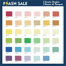 Cat interior dulux easyclean white 1501 2,5 literrp186.300: Katalog Warna Dulux