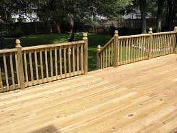 Input project size, product quality and labor type to get wood handrail material pricing and installation cost estimates. Pressure Treated Wood Decking Railings Cedar Hills Ut Cfc Fences Decks