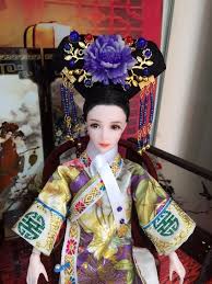 可儿娃娃古装头饰 芭比 心怡 大拉翅 娃娃清朝头饰 旗头 现货 闲鱼 淘宝二手 harajuku style dolls