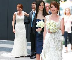 Ellie Kemper S Wedding Dress