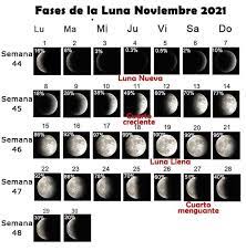 Calendario Lunar Noviembre 2021 Para Cortarse El Cabello