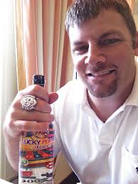 Jed Weaver with Lucky Player Vodka