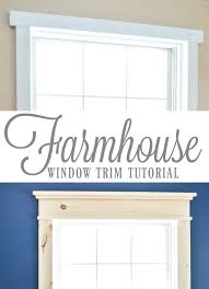 I knew adding too many molding pieces to the top wouldn't look right in this house, but after looking at many. Farmhouse Window Trim Ideas Novocom Top