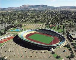 It is a generic stadium, although the naming and appearance, with an athletics track surrounding it, suggests that the stadium is based off of several of the grounds found in eastern europe and the balkans. Rustenburg