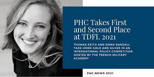 PHC Students Take First and Second Place at TDFL 2021