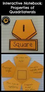 Using Powerpoint And Interactive Notes To Make Properties Of Quadrilaterals Meaningful Interactive Notes Interactive Notebooks Quadrilaterals