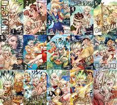 Dr. STONE Manga, Vol. 1-15: Riichiro Inagaki, Boichi (Illustrator):  Amazon.com: Books