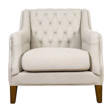 Off White Single Chair Single Sofa Furniture Living Room Furniture Online