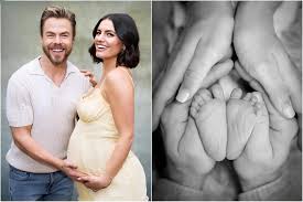 The Bachelor - Derek Hough and Wife Hayley Erbert Welcome First ...