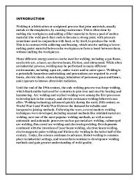 Welding Report Shield Metal Arc Welding