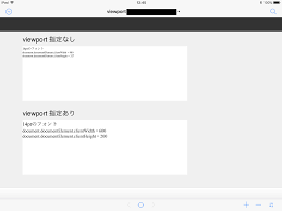 Filemaker Go で Web ビューアを表示したとき文字が小さくなる現象 エレパ スタッフブログ