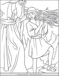 • permission to photocopy granted. Abraham And Isaac Coloring Page Thecatholickid Com