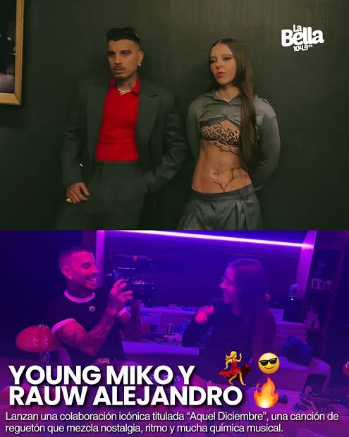 Young Miko y Rauw Alejandro encienden el verano con “Aquel Diciembre”