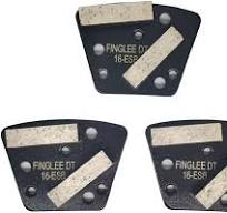 3Pcs 16 Grit Diamond Grinding Disc, Trapezoid Diamond Grinding Disc for  Concrete Paint Floor, Extra Soft Bond, Fast Change