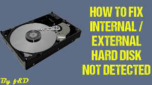 How To Fix Hard Disk Drive Not Detected / Not Shown. Internal / External Hard  Disk Not Detected - Youtube