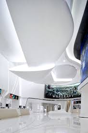 Alexander Wong S Cinema Design Has Perplexing Universal Concepts Cinema Design Showroom Interior Design Corporate Interior Design