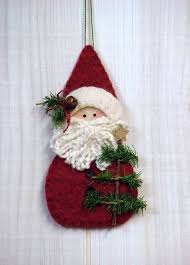 O Christmas Tree Iii Santa W Tree Christmas Xmas Ideas Juxtapost Felt Christmas Ornaments Felt Christmas Xmas Crafts