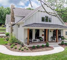 The modern farmhouse style combines timeless country elements with more modern influences. One Story Farmhouse Exterior Design Trendecors