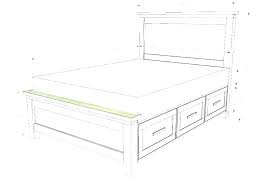 Full Bed Headboard Dimensions Myfrenchie Co